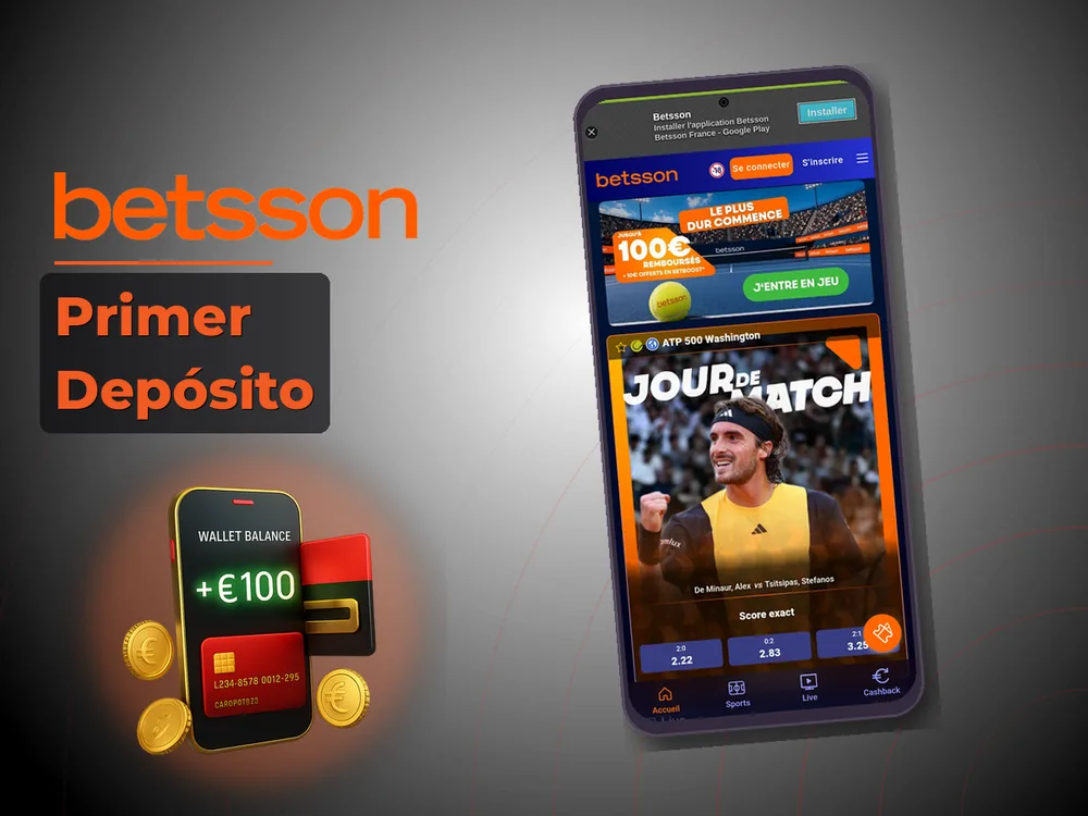 betsson casino - Primer Depósito
