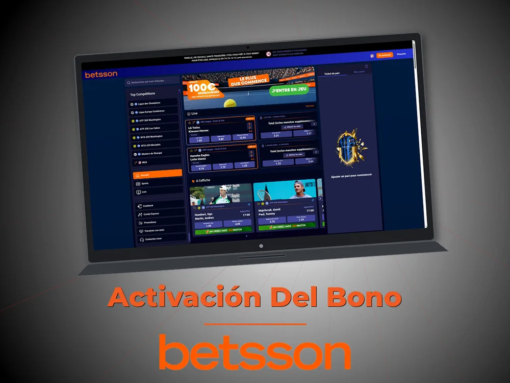 betsson casino - Activación Del Bono