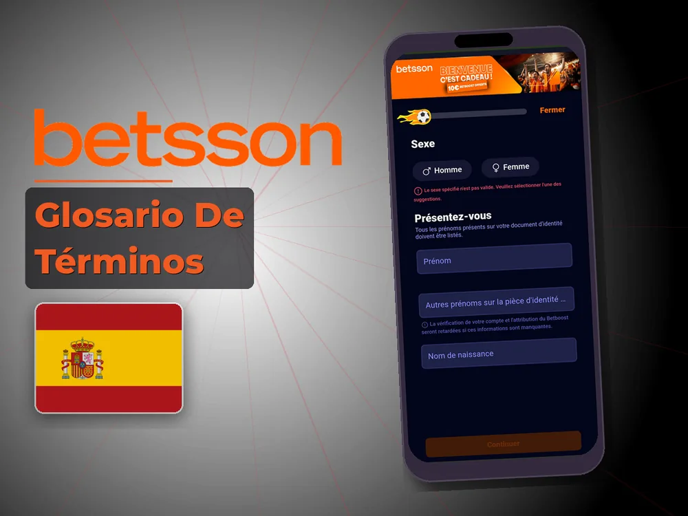 betsson casino - Glosario De Términos