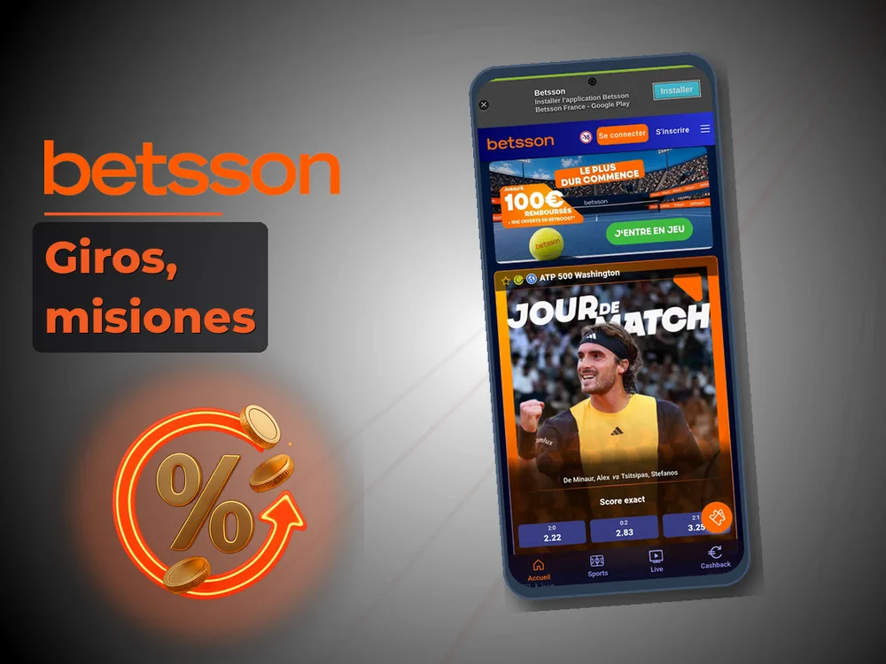 betsson casino - Giros, misiones