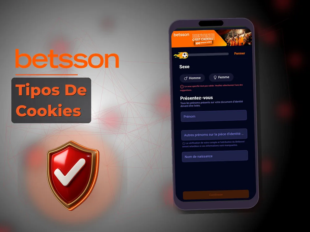 betsson casino - Tipos De Cookies