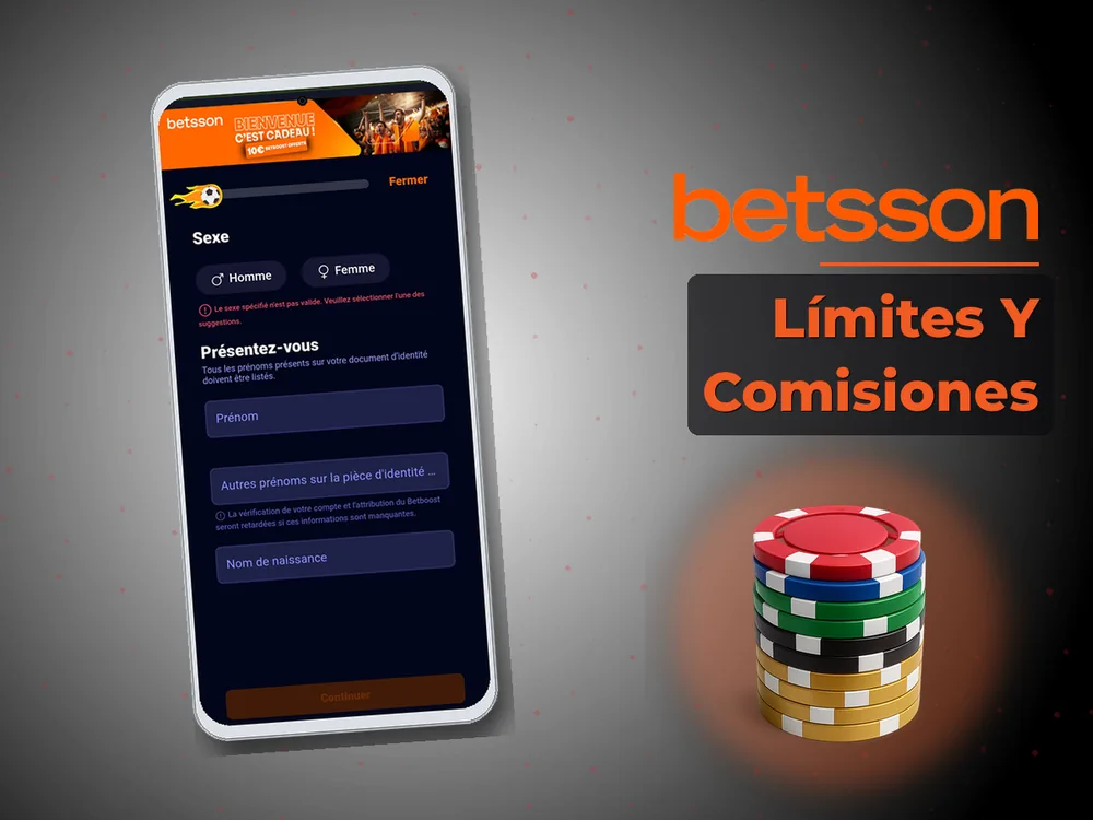 betsson casino - Límites Y Comisiones