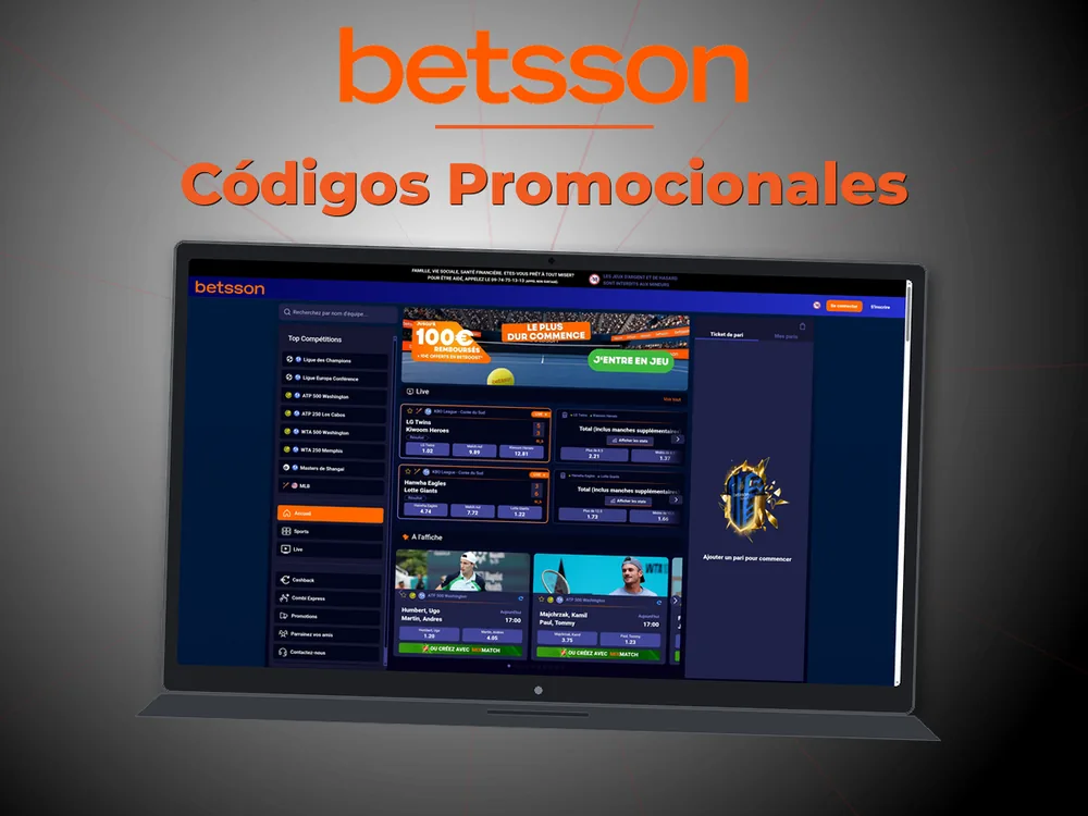 betsson casino - Códigos Promocionales